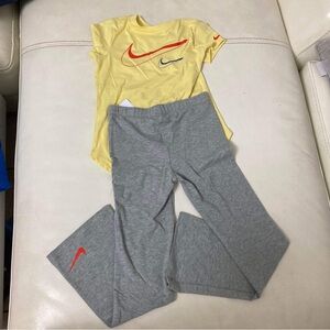 Nike Cute Leggings Top set